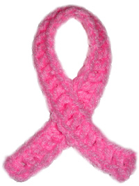crochet breast cancer ribbon