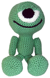 crochet alien