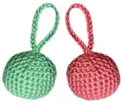 crochet christmas ball ornaments