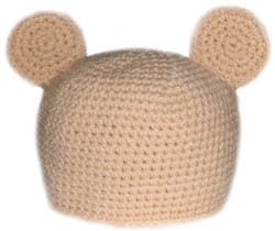 crochet teddy bear hat