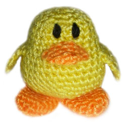 crochet amigurumi chick