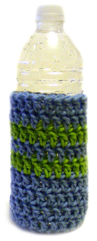 crochet water bottle cozy