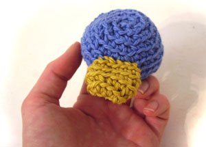 sew amigurumi parts together