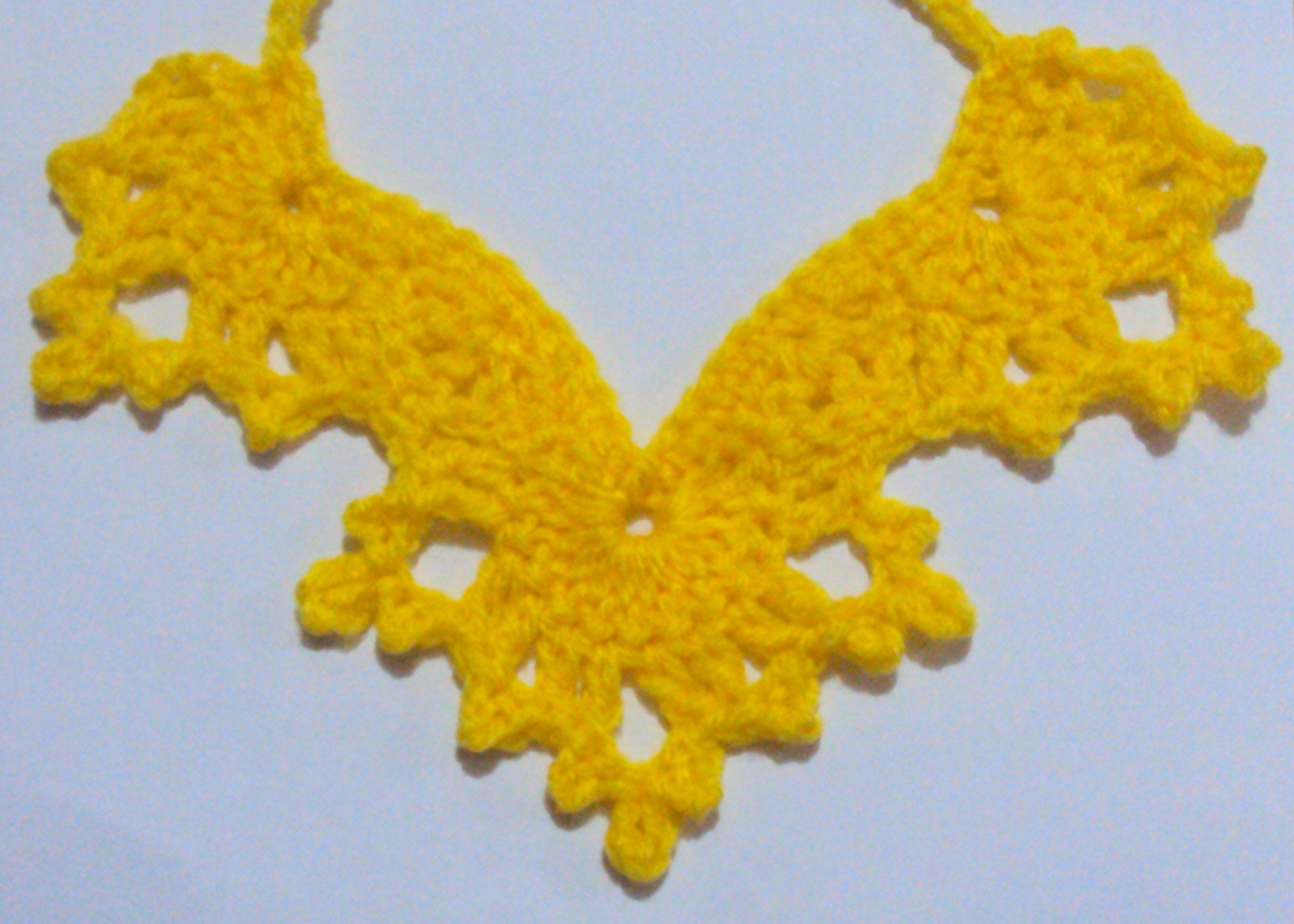 Free Crochet Pattern: Tanya's Teardrop Necklace - Pattern Paradise