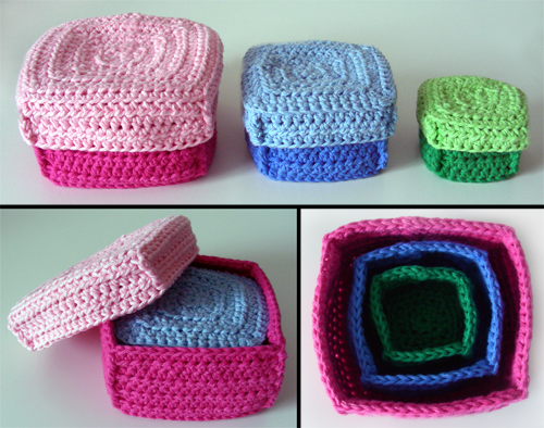Crochet Spot » Blog Archive » Crochet Pattern: 3 Box Set - Crochet