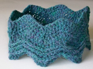 Crochet Ridged Chevron Neckwarmer