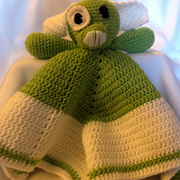 crochet dog secuirty blanket