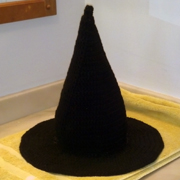 crochet witch hat