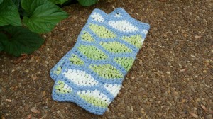 Watery Ripples Dishcloth