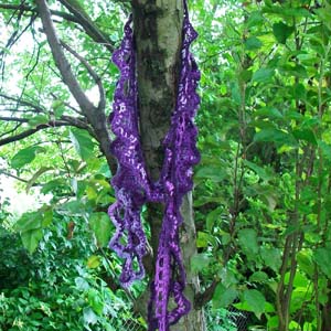 crochet allure lace scarf