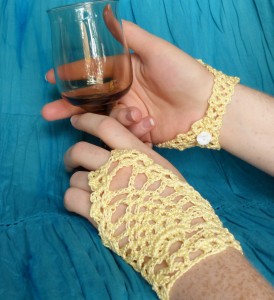 Sunshiny Fingerless Gloves