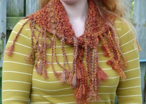 Nearly Autumn Shawl Front