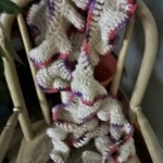 crochet ruffle scarf