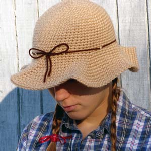 crochet scarecrow hat