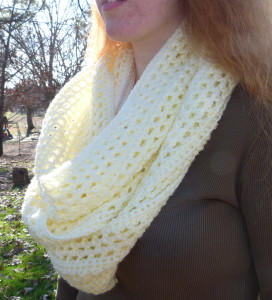 Vanilla Cream Infinity Scarf