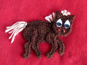 Curly the Horse Applique