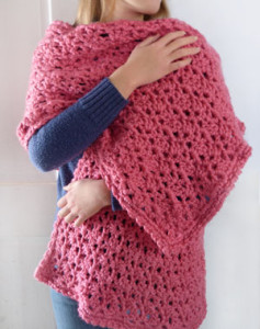 crochet comfy snuggle wrap