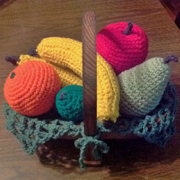 This crochet fruit set almost looks edible.