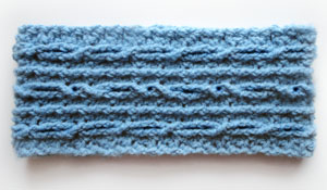 crochet cabled ear warmer