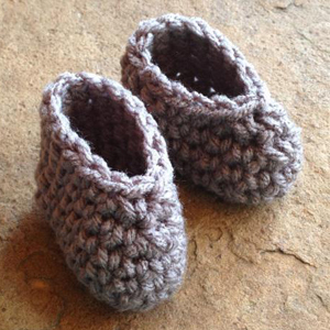 crochet doll booties