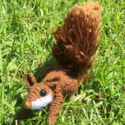 Crystal finally finished her squirrel after 4 years.