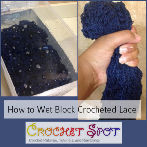 How to Wet Block Crocheted Lace a Free Tutorial by Caissa McClinton @artlikebread 3