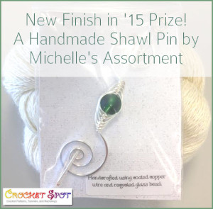 Handmade Shawl Pins by Michelle's Assortment @artlikebread Caissa McClinton Crochet 4