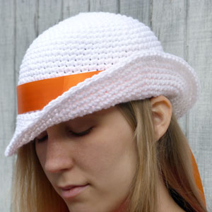 crochet vintage glenda hat