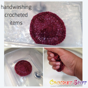 Handwashing Crocheted Items Tutorial by Caissa McClinton @artlikebread on @crochetspot