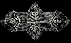 Pinecone Doily from FreeVintageCrochet