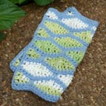 Watery Ripples Dishcloth