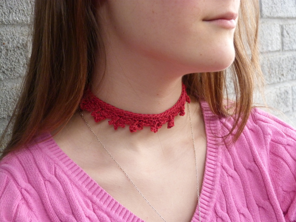 Esperanza Choker Necklace | CrochetSpot.com