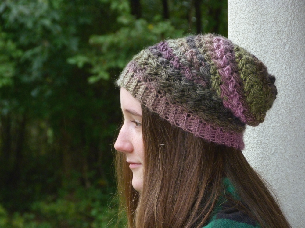 Gail Slouch Beanie at Crochet Spot