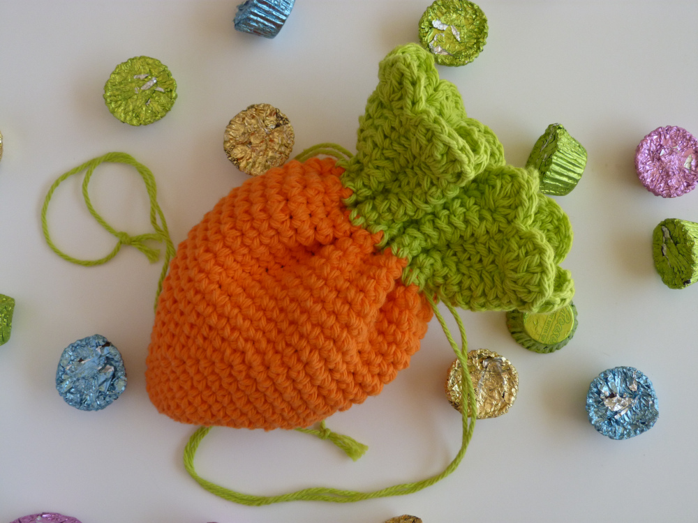 For toys Tiny Carrot Backpack Crochet Pattern